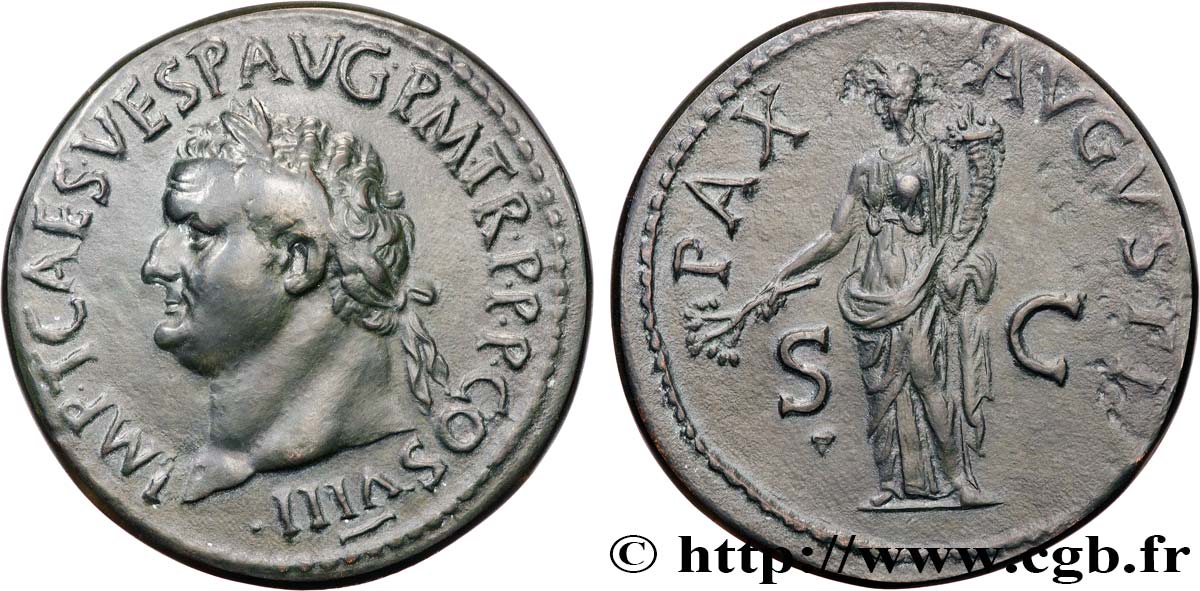 TITUS Médaille, Reproduction de l’As de Titus, n°180 AU