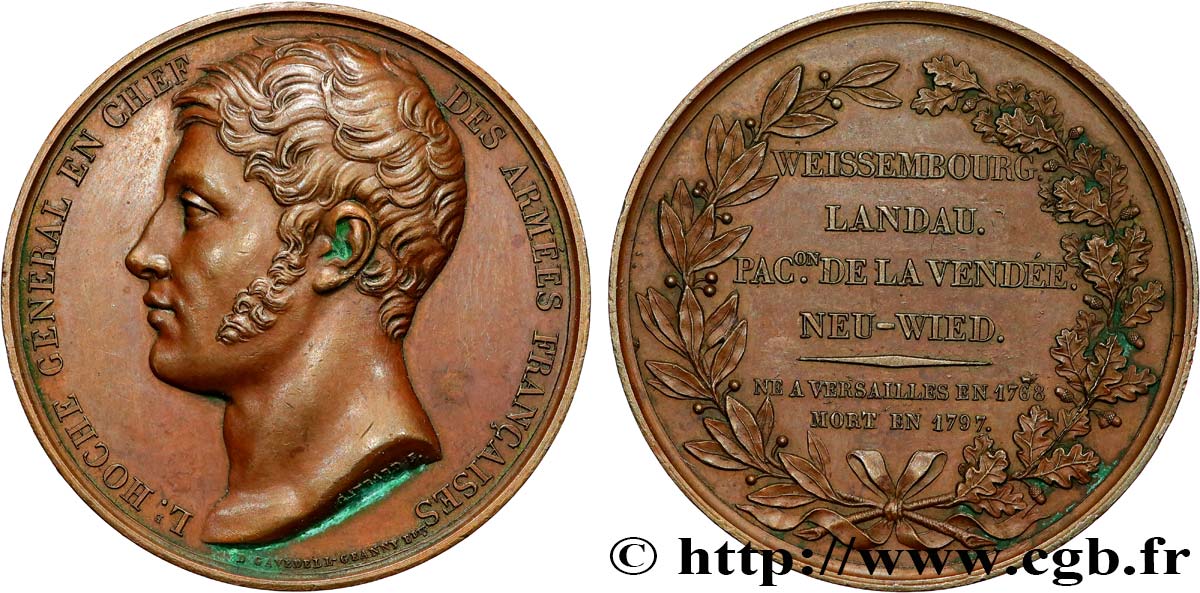 DIREKTORIUM Médaille, Louis Lazare Hoche fVZ