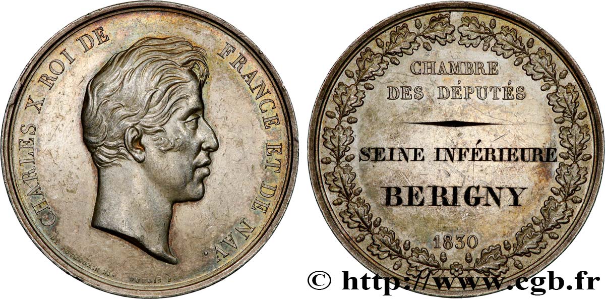 CHARLES X Médaille Parlementaire, Charles Bérigny AU