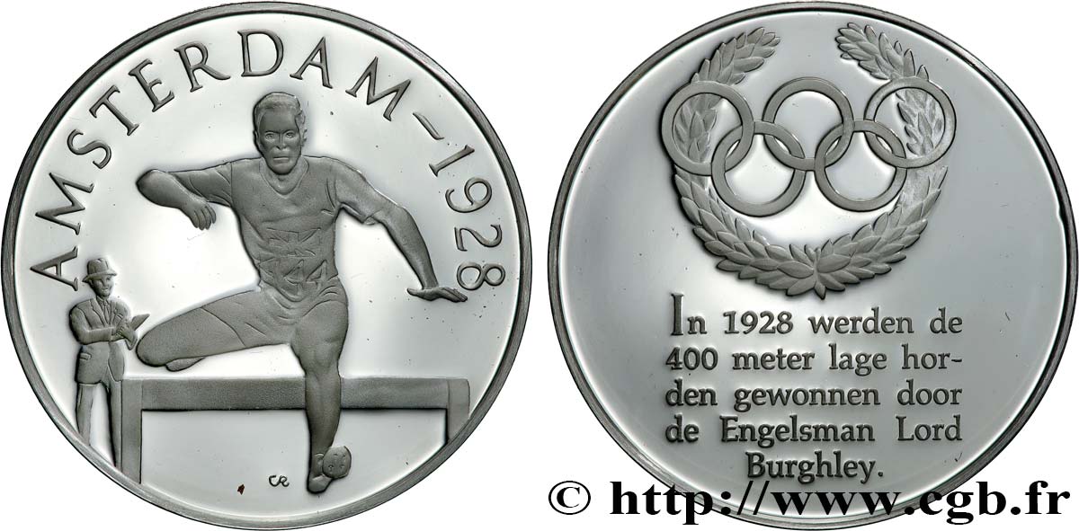 JEUX OLYMPIQUES Médaille, Jeux olympiques d’Amsterdam 1928 BE