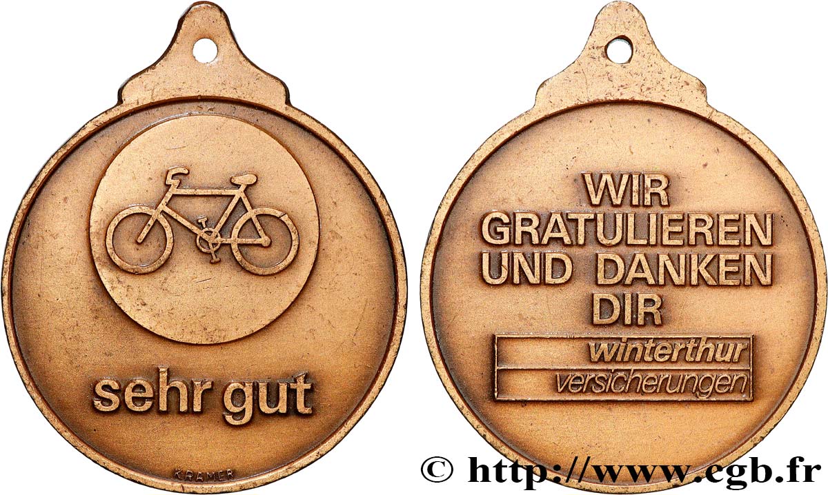 DEUTSCHLAND Médaille, Assurances de Winterthur fVZ