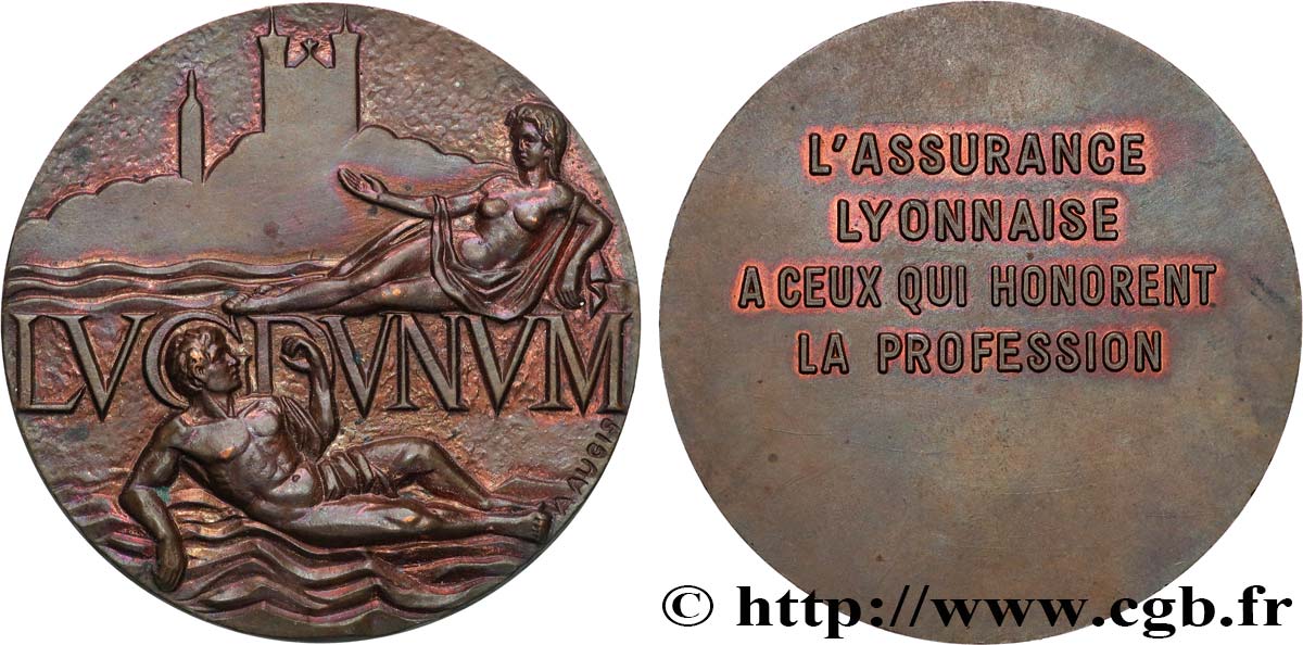 LES ASSURANCES Médaille, Assurance lyonnaise fVZ