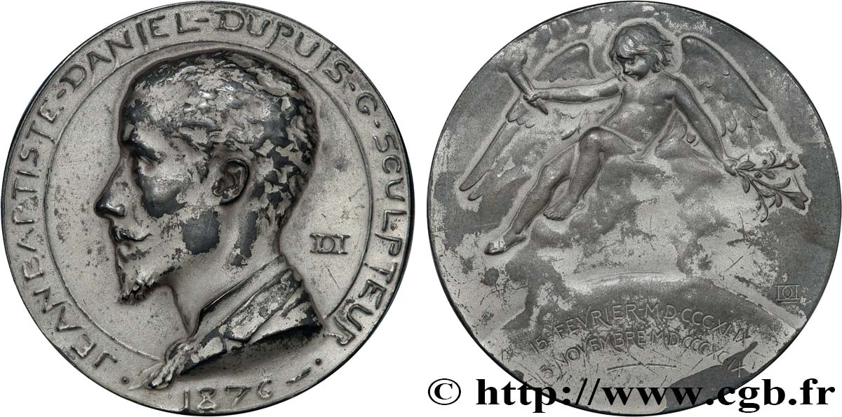 III REPUBLIC Médaille, Jean-Baptiste Daniel-Dupuis, n°54 AU