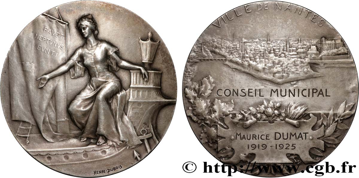 TROISIÈME RÉPUBLIQUE Médaille, Conseil municipal TTB