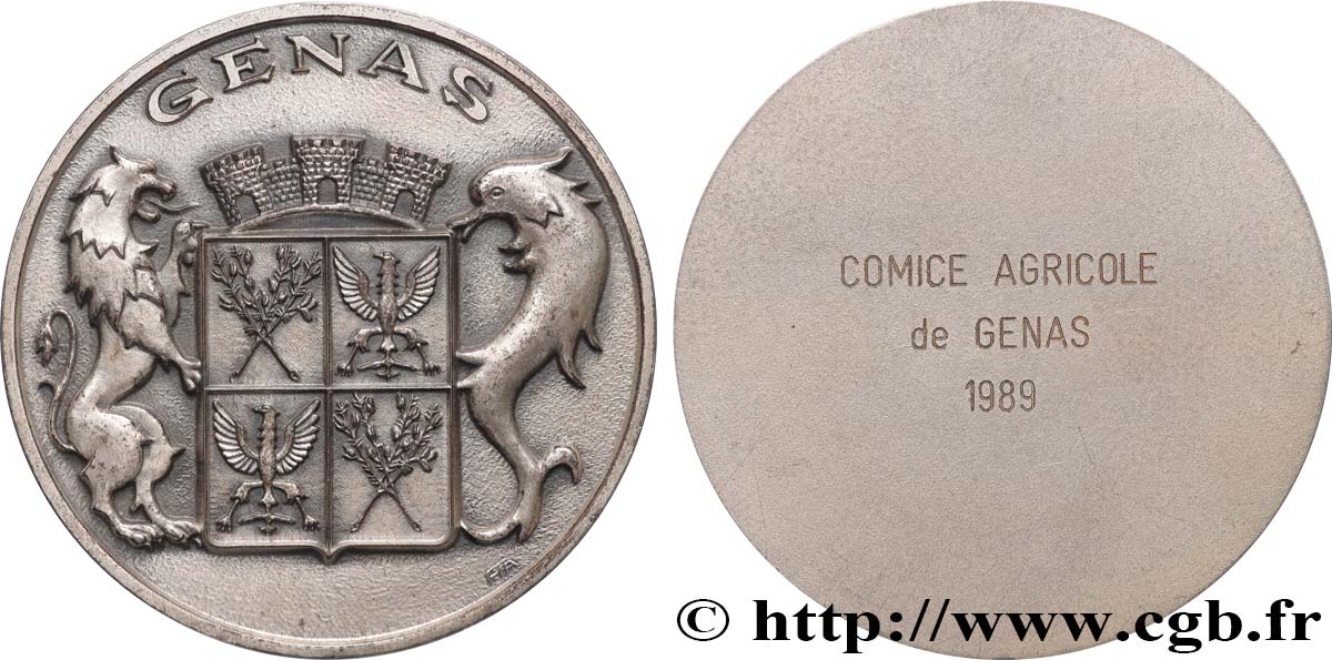 QUINTA REPUBBLICA FRANCESE Médaille, Comice agricole q.SPL