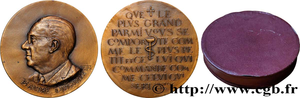 FUNFTE FRANZOSISCHE REPUBLIK Médaille, Professeur Lavignolle VZ