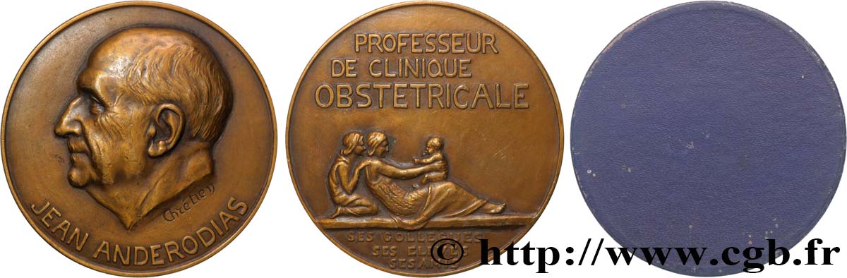 MÉDECINE - SOCIÉTÉS MÉDICALES - MÉDECINS/CHIRURGIENS - ASSISTANCE PUBLIQUE Médaille, Jean-Baptiste Anderodias TTB+