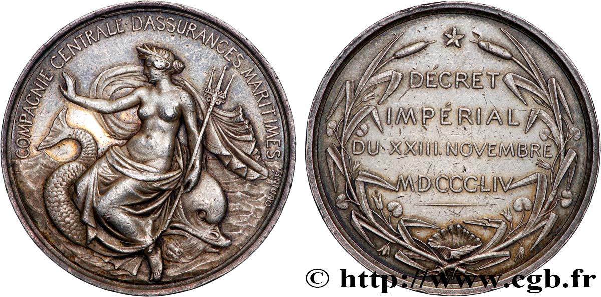 SECOND EMPIRE Médaille, La Centrale TTB