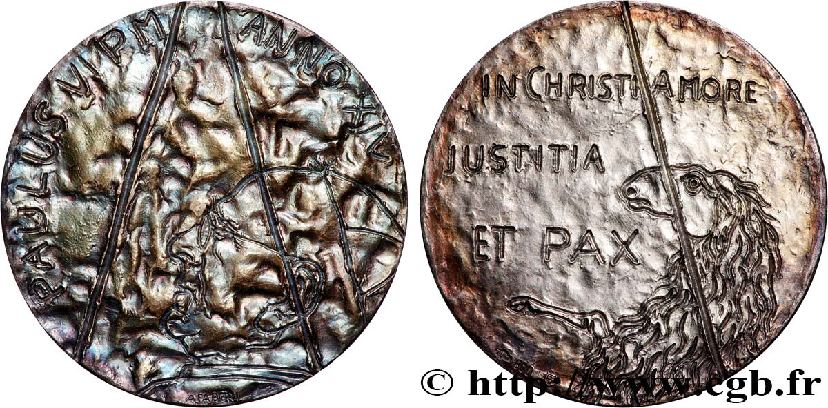 VATICAN AND PAPAL STATES Médaille annuelle, Paul VI, Dans l’amour du Christ AU