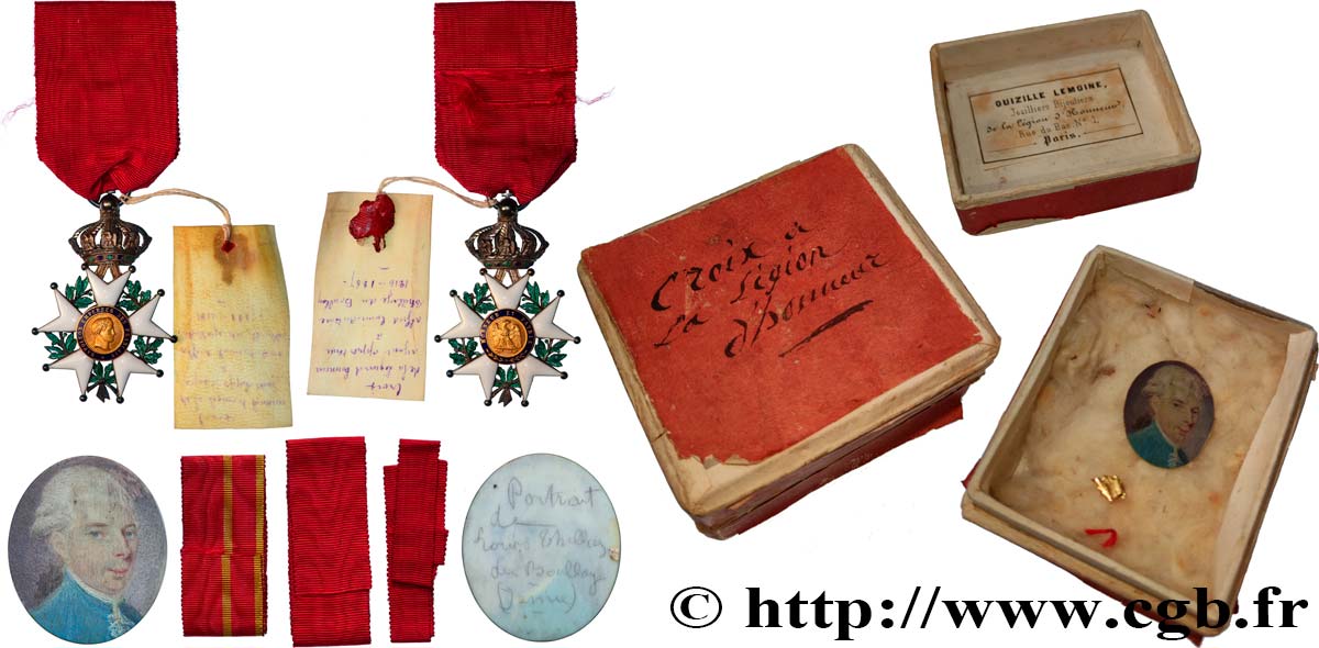 SECOND EMPIRE Médaille, Légion d’honneur, Croix de chevalier, modèle second empire AU
