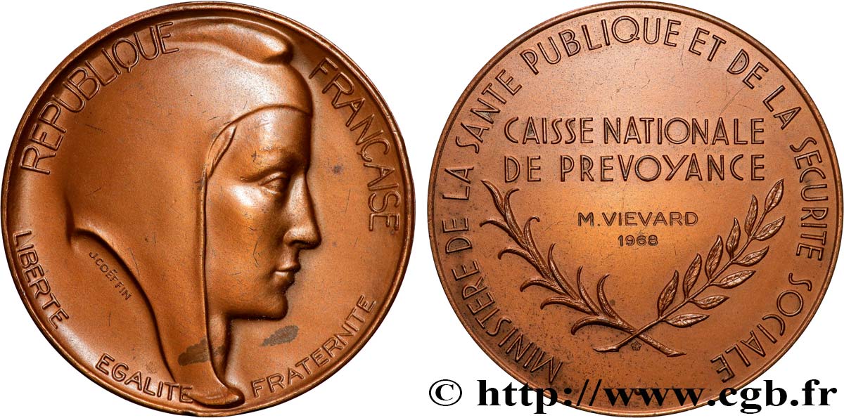 ASSURANCES Médaille, Caisse nationale de prévoyance TTB+