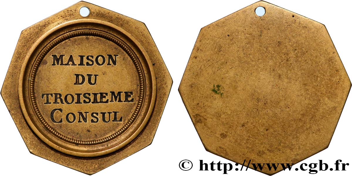FRANZOSISCHES KONSULAT Médaille, Maison du troisième consul SS