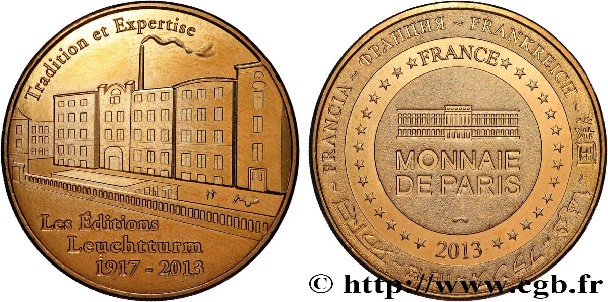 TOURISTIC MEDALS Médaille touristique, Les Éditions Leuchtturm EBC