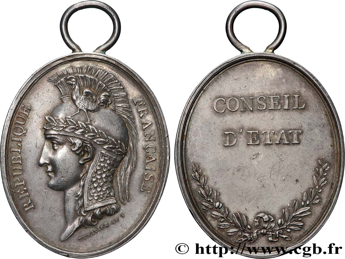 FRANZOSISCHES KONSULAT Médaille, Conseil d’État SS