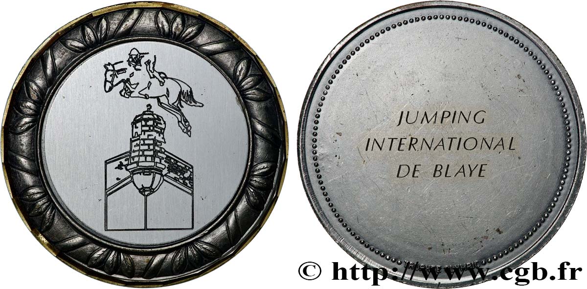 CINQUIÈME RÉPUBLIQUE Médaille, Jumping international de Blaye SUP/TTB+