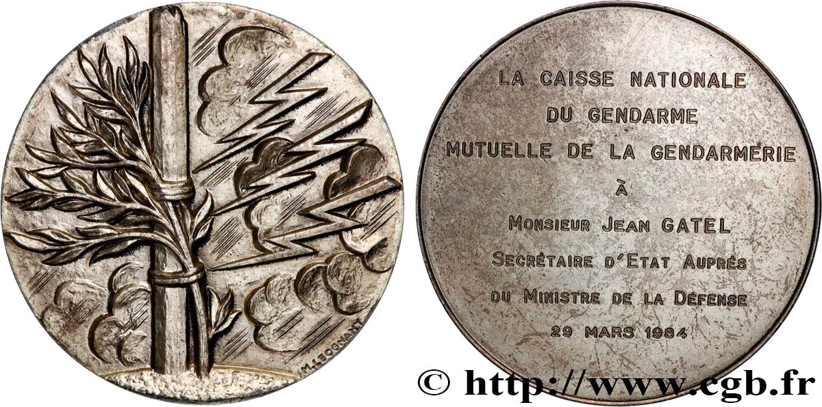 ASSURANCES Médaille, Caisse nationale du gendarme SUP
