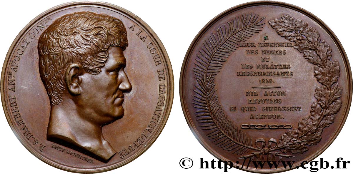 LOUIS-PHILIPPE Ier Médaille, François-André Isambert SUP+