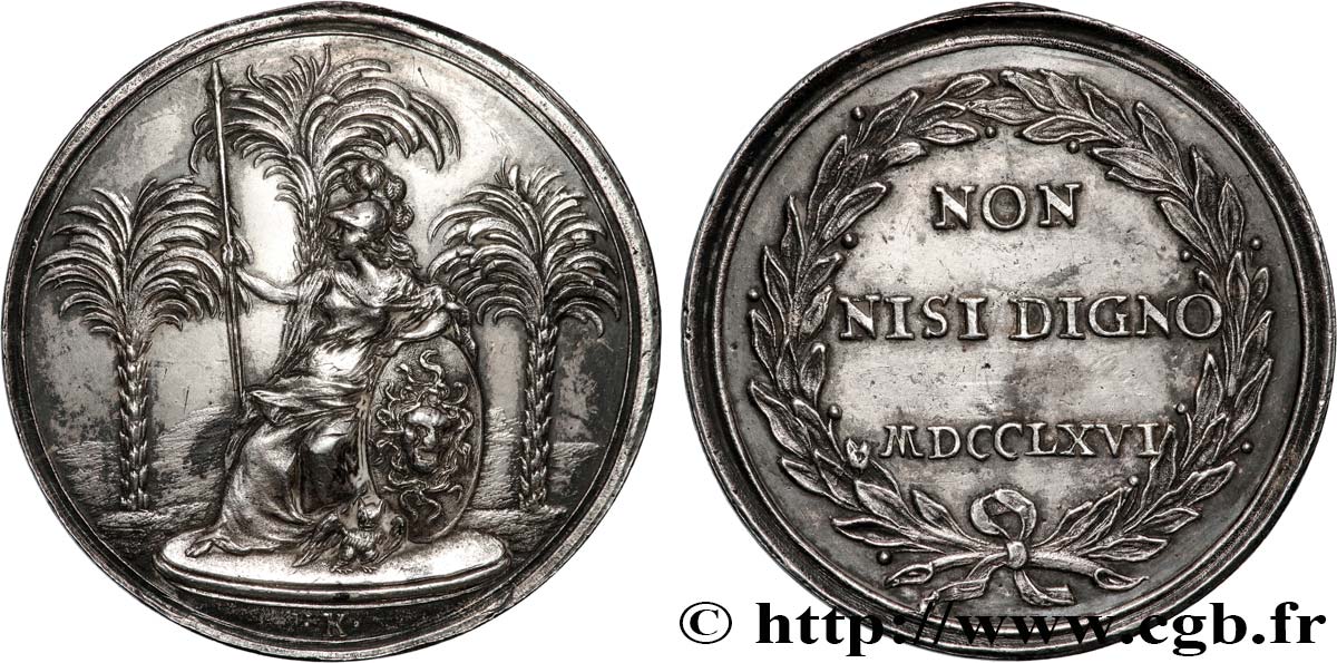 BRITISH INDIA - EAST INDIA COMPANY - BENGAL - SHAH ALAM II Médaille, Monghyr Mutiny XF