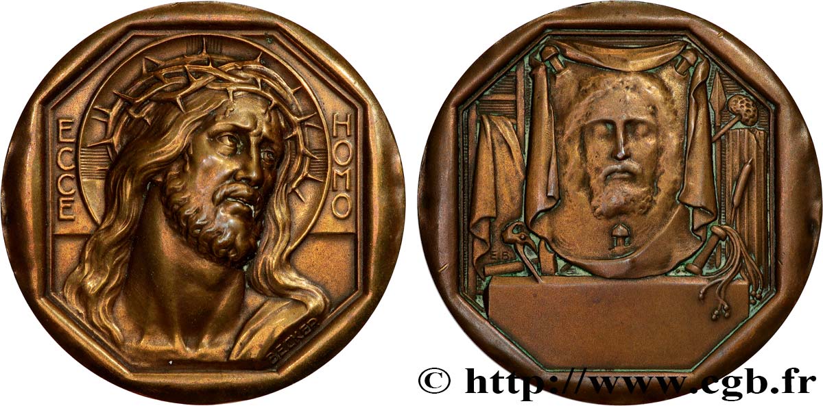 RELIGIOUS MEDALS Médaille, Le Christ XF