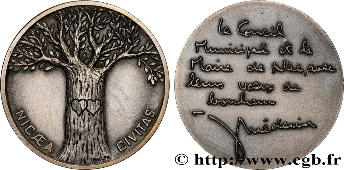 AMOUR ET MARIAGE Médaille de mariage AU