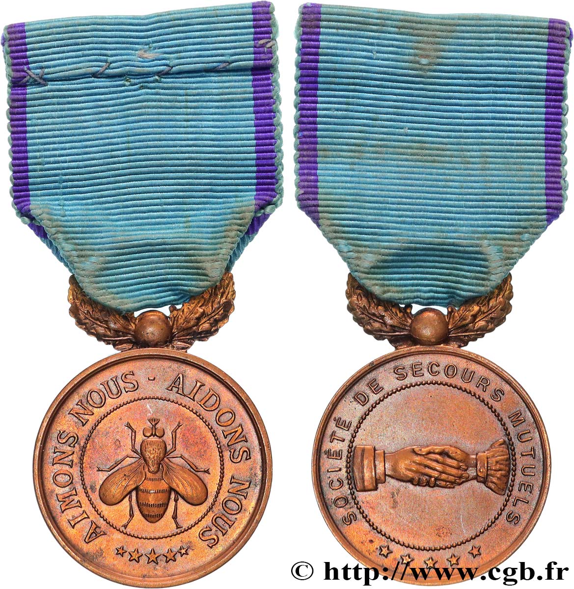 LES ASSURANCES Médaille, Société de Secours Mutuels fVZ