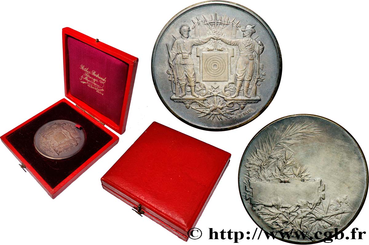 TIR ET ARQUEBUSE Médaille de récompense SUP