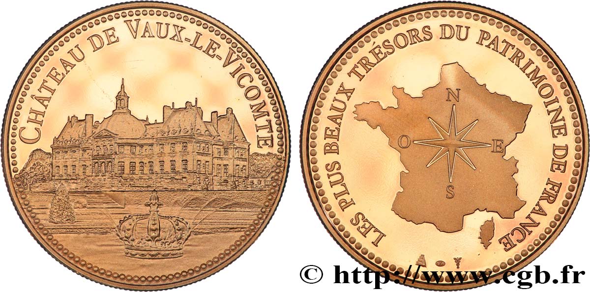 BUILDINGS AND HISTORY Médaille, Château de Vaux-Le-Vicomte AU