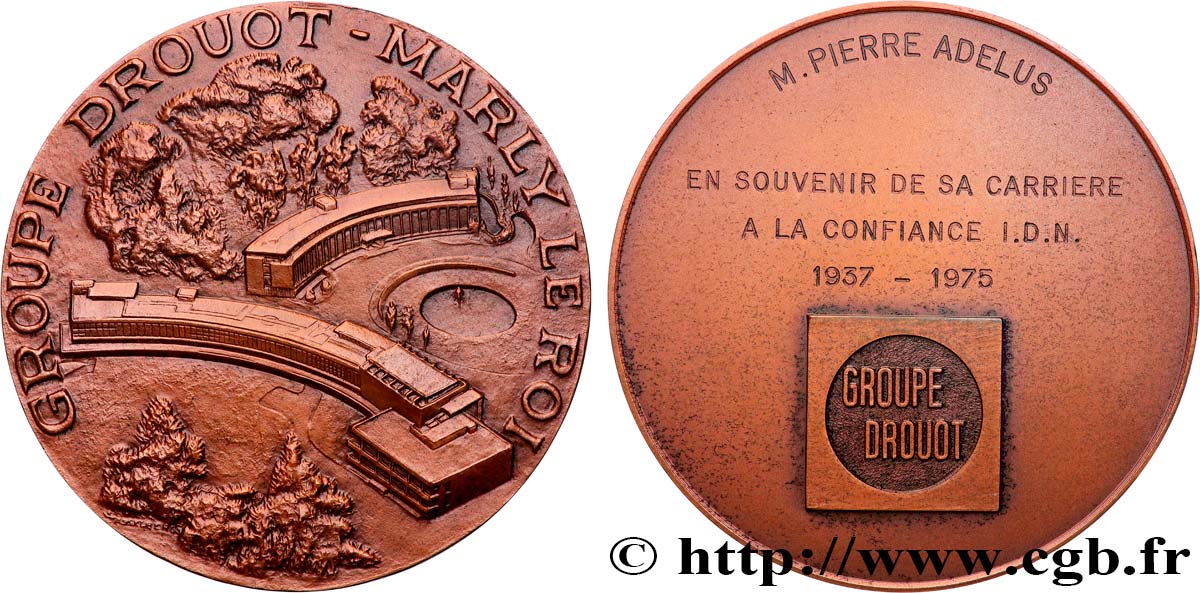 ASSURANCES Médaille, Groupe Drouot-Assurances, Souvenir de carrière SUP