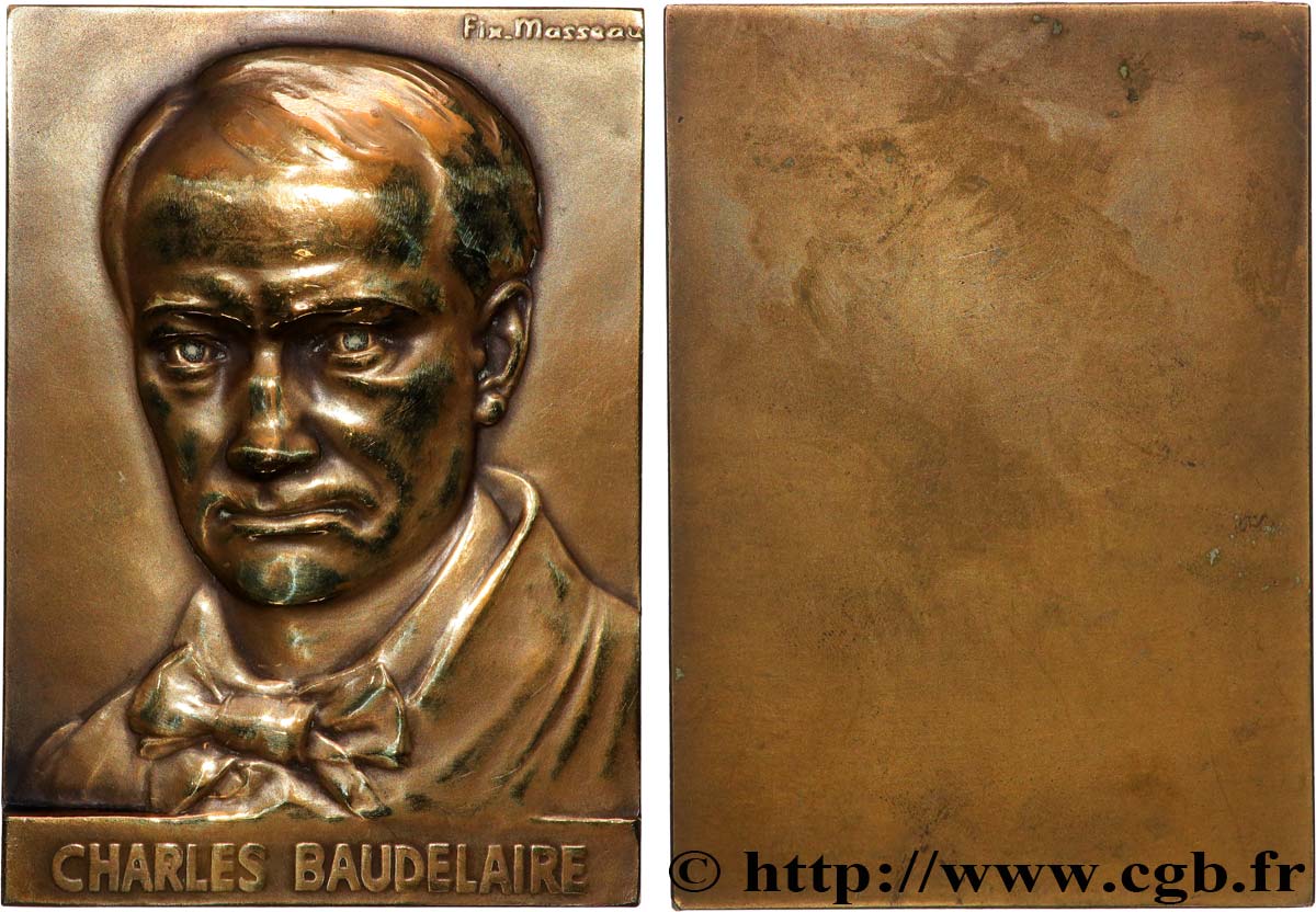 LITERATURE : WRITERS - POETS Plaquette, Charles Baudelaire SS