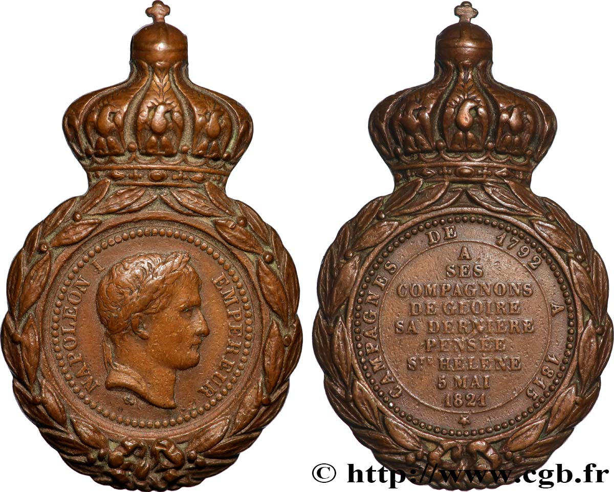 PRIMER IMPERIO Médaille de Sainte-Hélène BC+