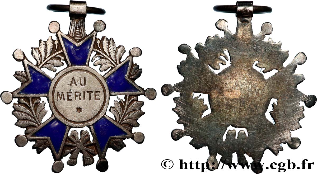 TERZA REPUBBLICA FRANCESE Médaille, Au mérite BB