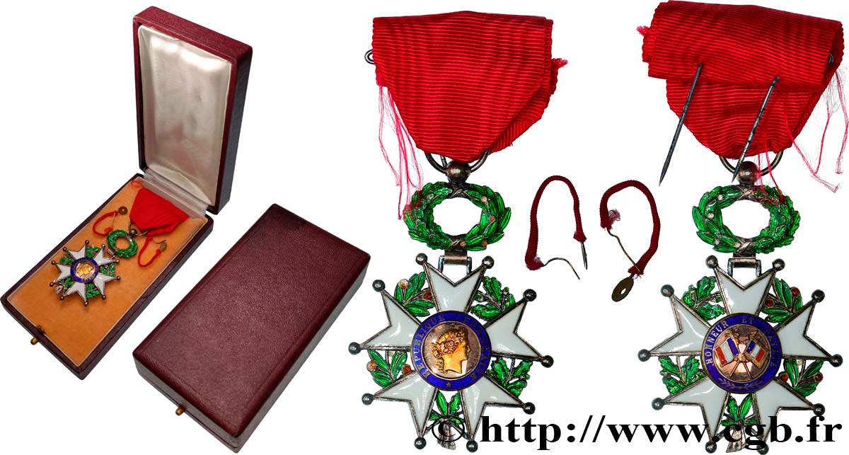 CUARTA REPUBLICA FRANCESA Légion d’Honneur - Chevalier EBC