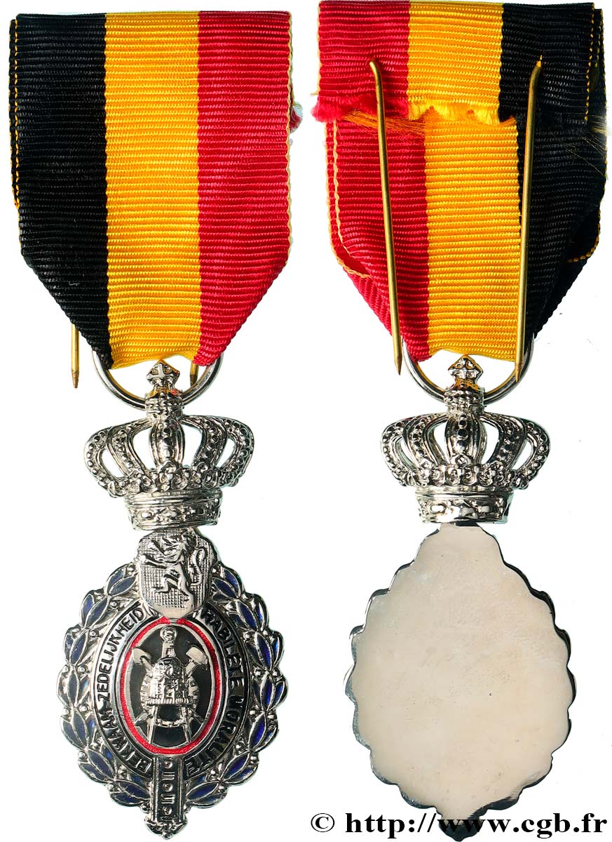 BELGIUM Médaille de travail, Habileté et moralité AU