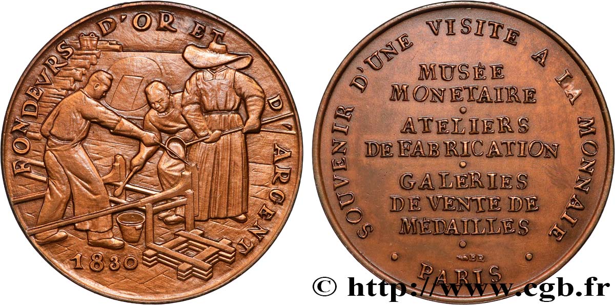 MONNAIE DE PARIS Médaille de souvenir du Musée de la Monnaie VZ