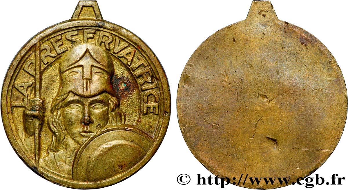 ASSURANCES Médaille, La Préservatrice TTB+
