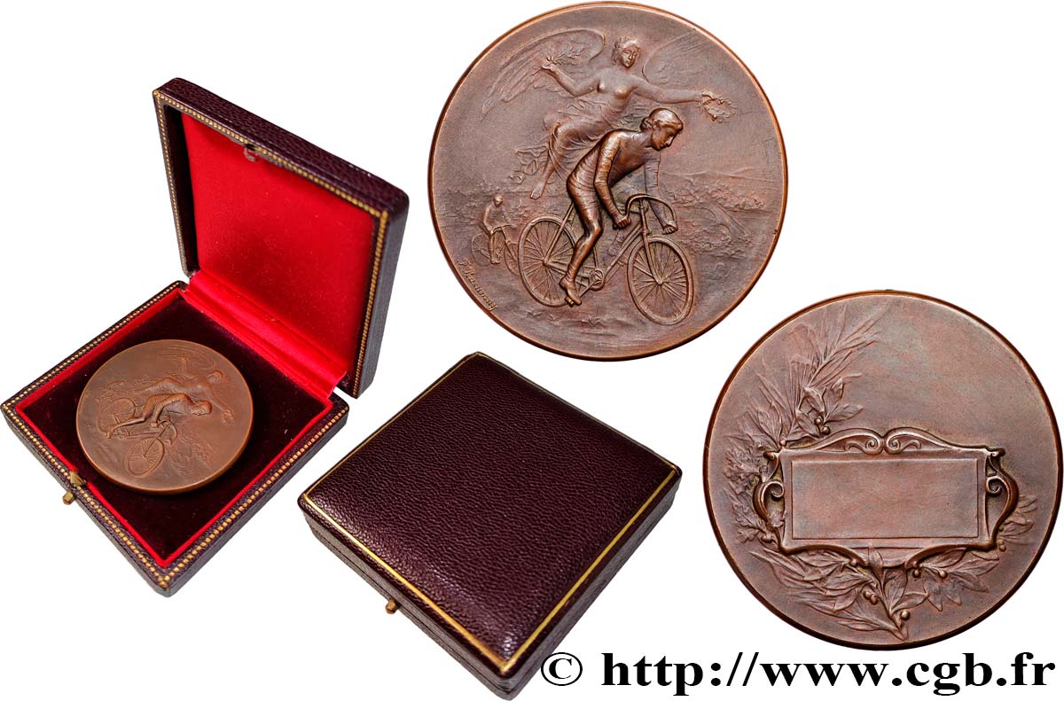 SPORTS Médaille de récompense, cyclisme TTB