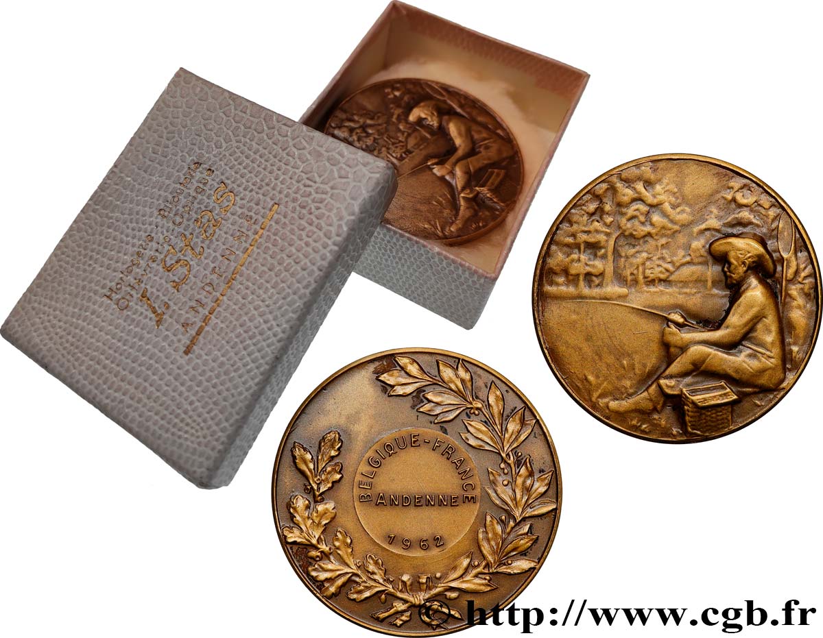 CINQUIÈME RÉPUBLIQUE Médaille, Andenne TTB+