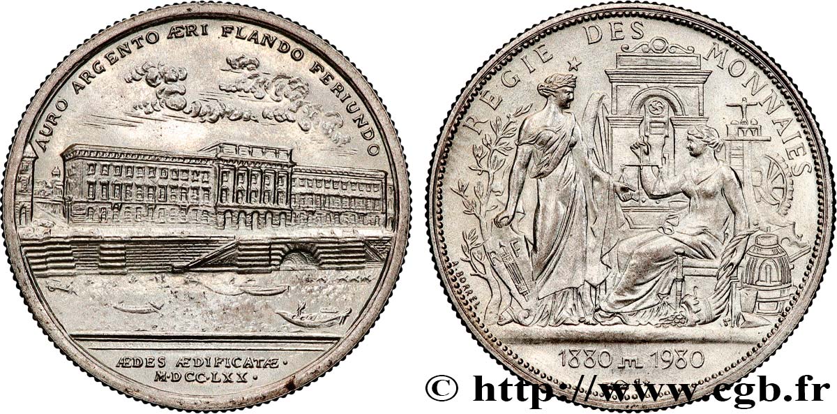 FUNFTE FRANZOSISCHE REPUBLIK Médaille, Régie des monnaies VZ