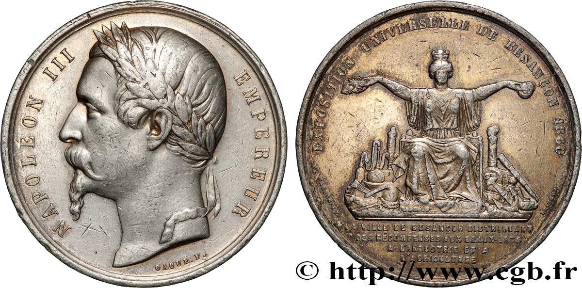 SECOND EMPIRE Médaille, Exposition Universelle XF/VF