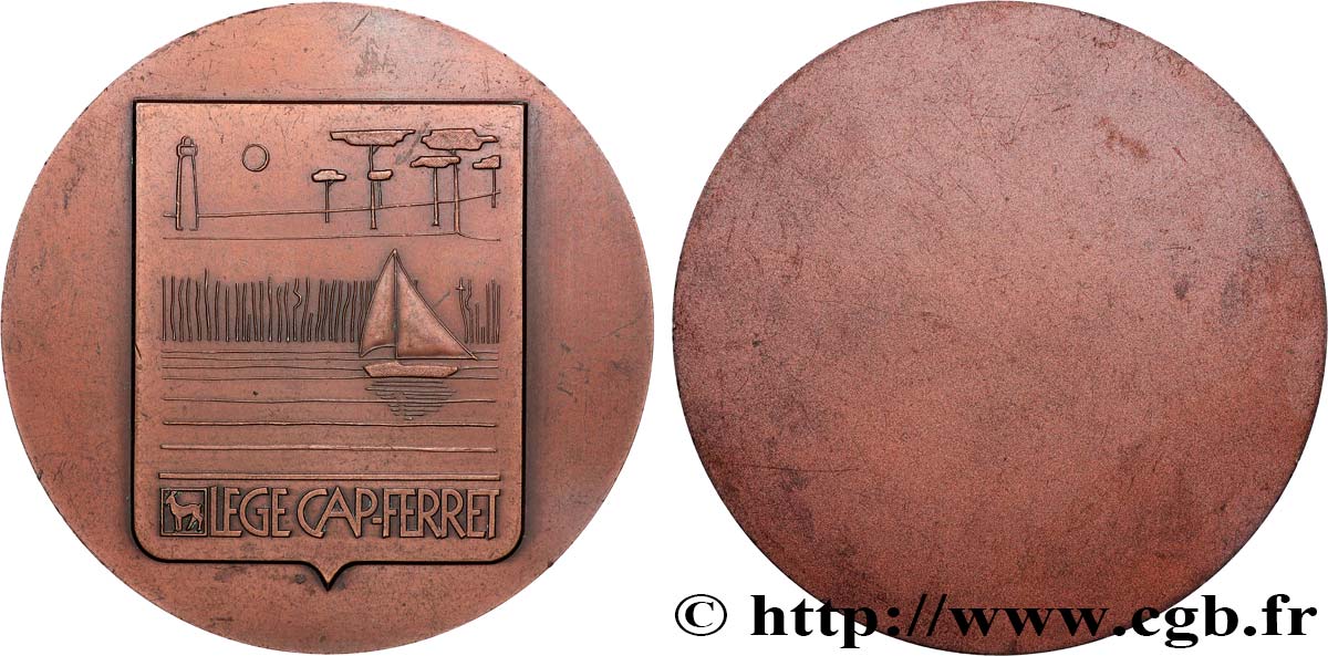 V REPUBLIC Médaille, Ville de Lège-Cap-Ferret XF