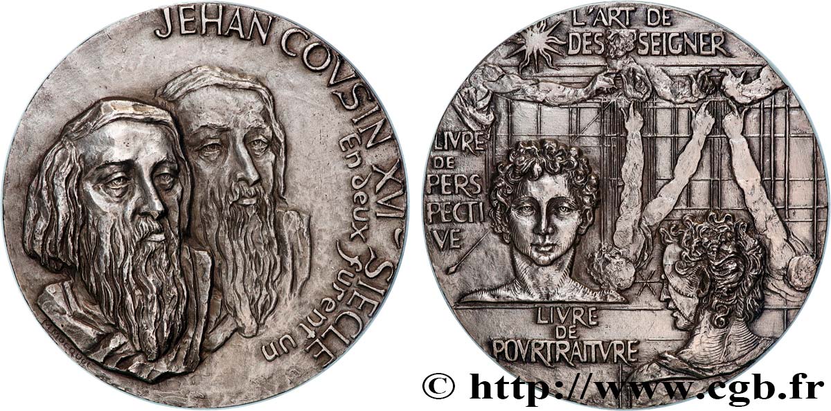 ARTISTES : GRAVEURS, PEINTRES, SCULPTEURS Médaille, Jehan Cousin, n°2 SUP