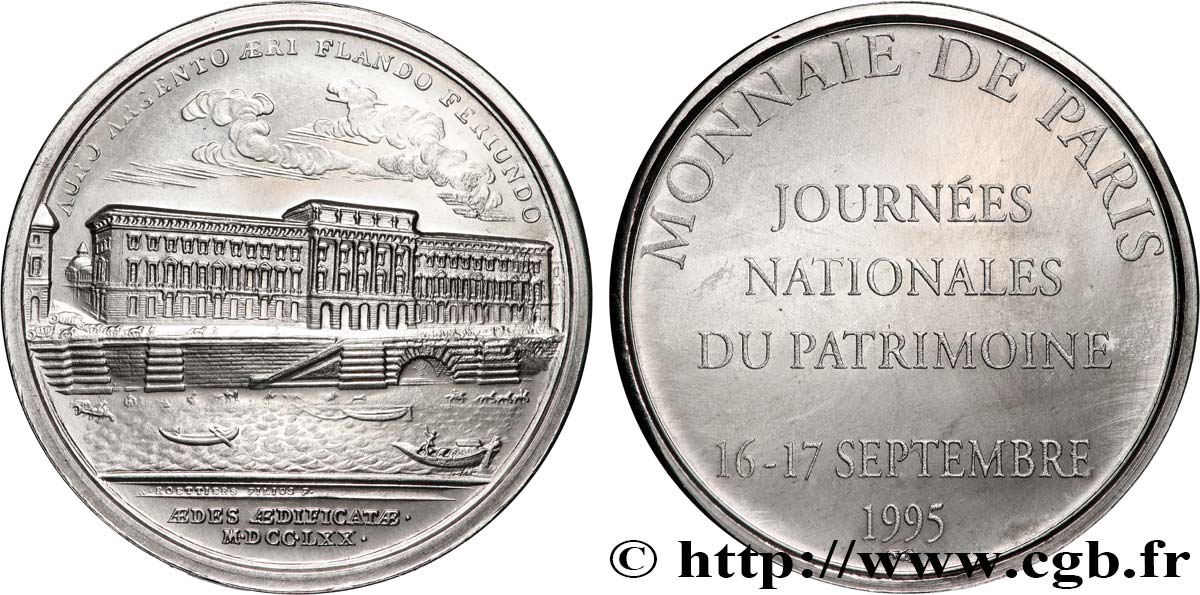 V REPUBLIC Médaille, Journées nationales du patrimoine MS