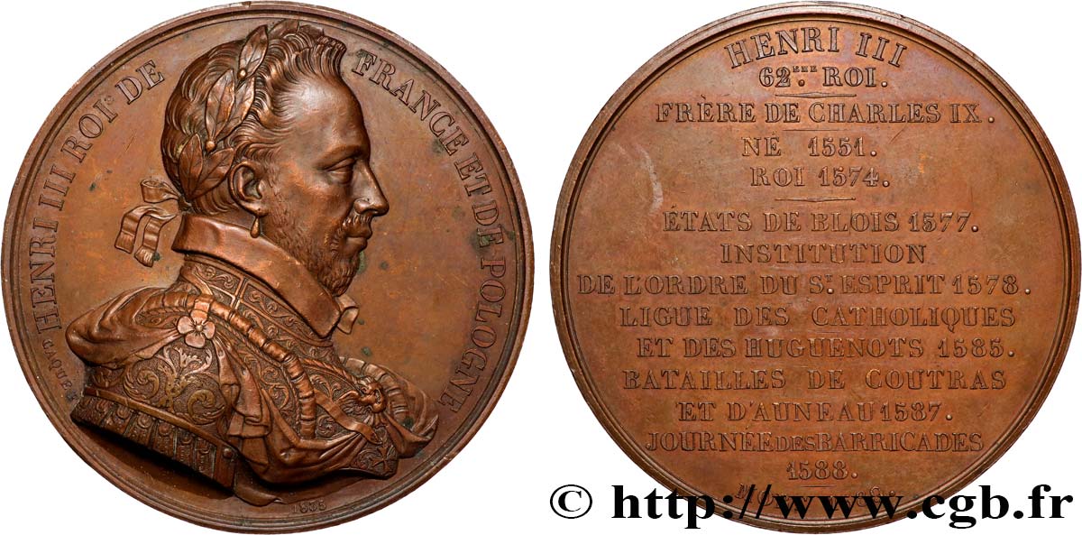 HENRY III Médaille, Henri III AU
