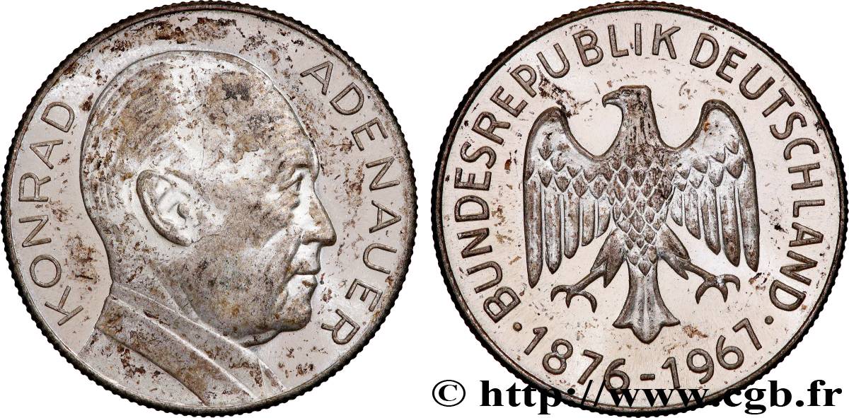 DEUTSCHLAND Médaille, Konrad Adenauer fVZ