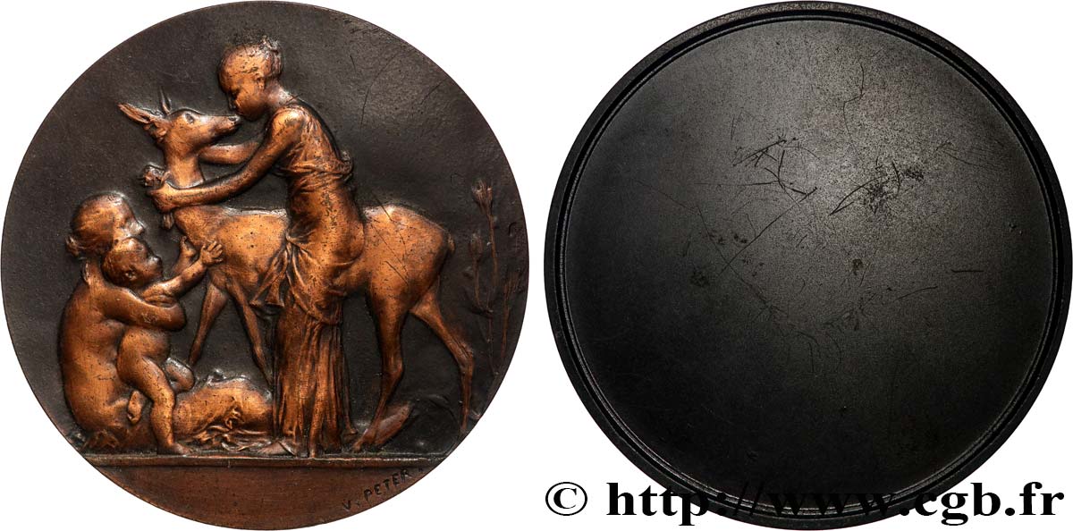 TROISIÈME RÉPUBLIQUE Médaille, L’âge heureux TTB