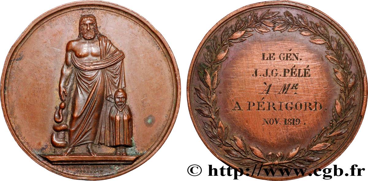 LUDWIG XVIII Médaille, Récompense fSS