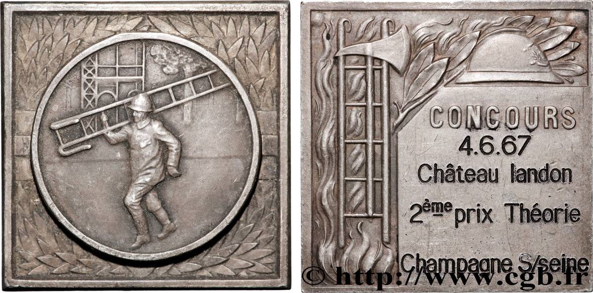 FUNFTE FRANZOSISCHE REPUBLIK Médaille, Concours SS