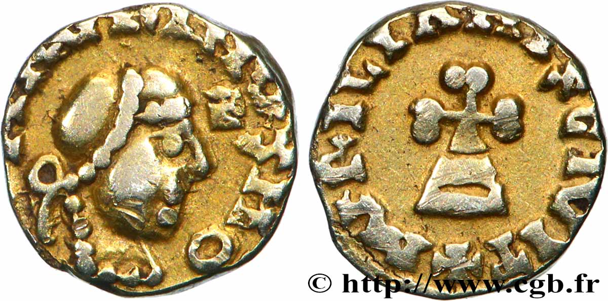 AURELIANORUM CIVITAS - ORLÉANS (Loiret) Triens, monétaire MAVRINVS XF