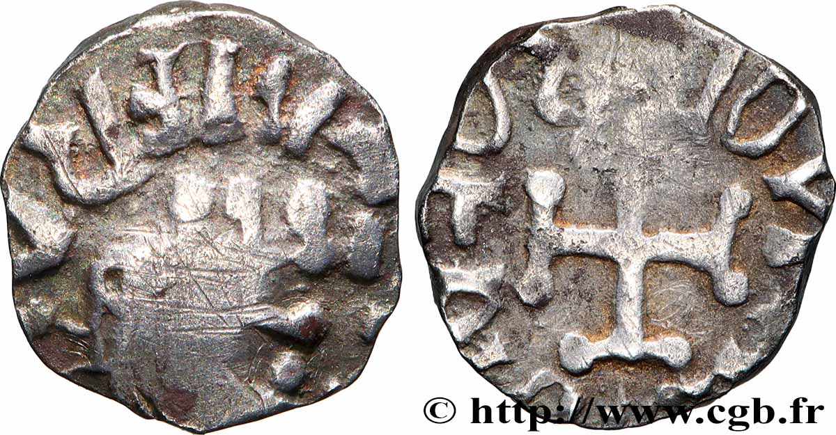 MEROVINGIAN COINS Denier MB