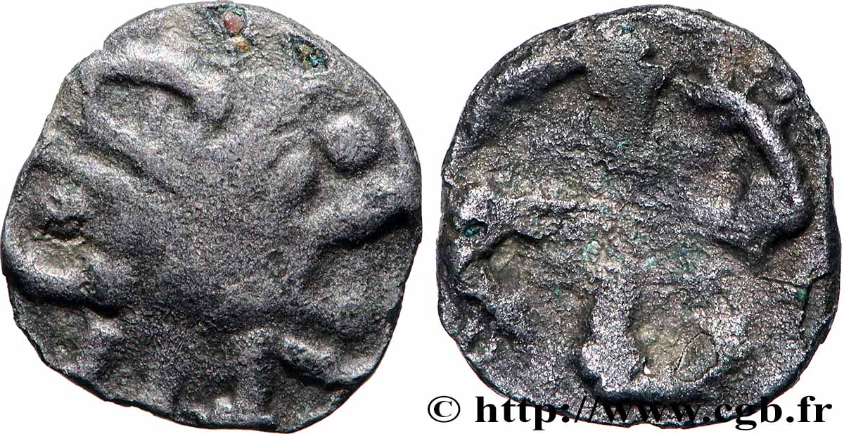 PARIS - CIVITAS PARISIORVM - PALATIO MINT Denier à la croix crossée VF